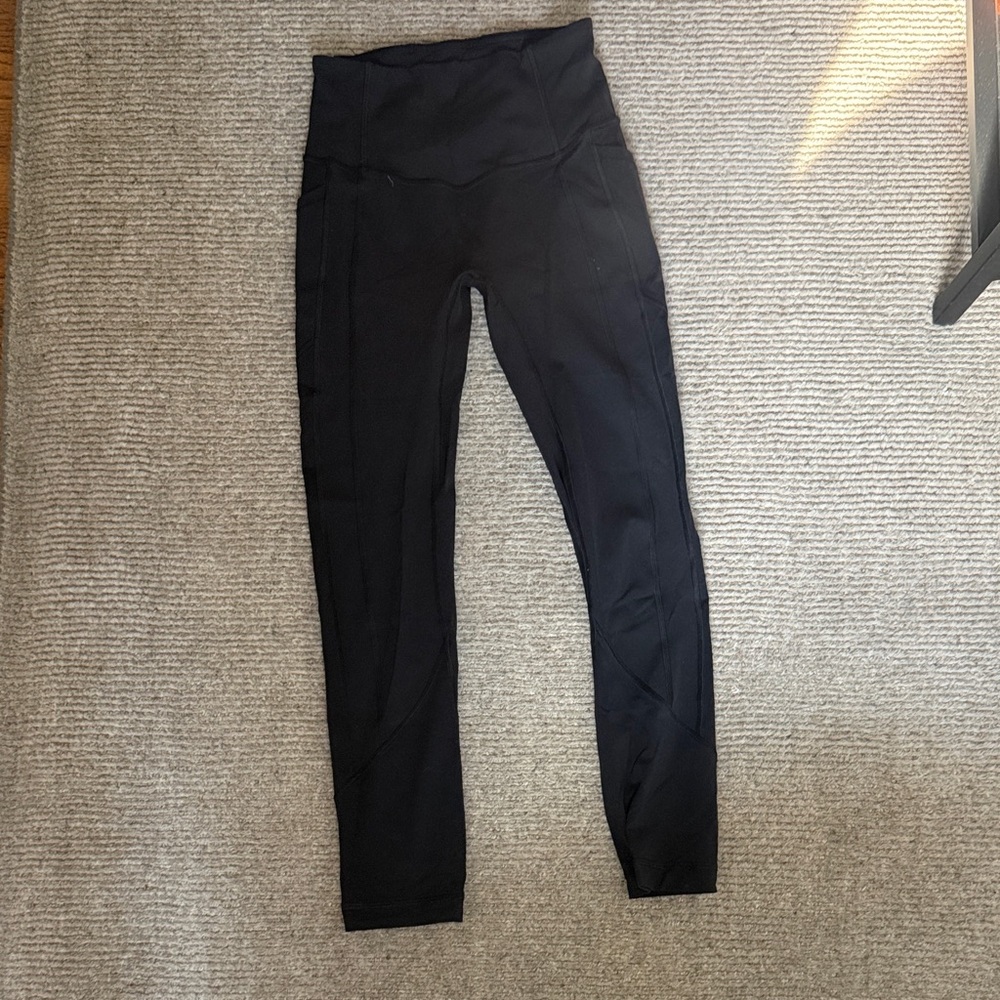 lululemon athletica Black High-Waist Performance Leggings
